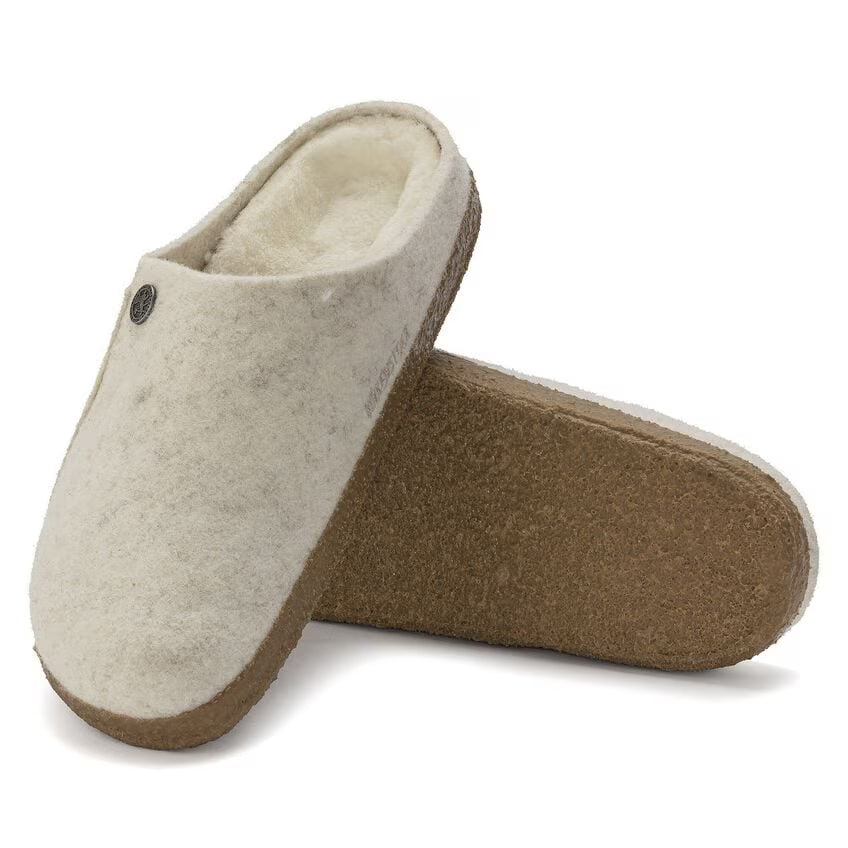 CHAUSSONS BIRKENSTOCK ZERMATT ÉCRU/LAINE NATURELLE/SHEARLING