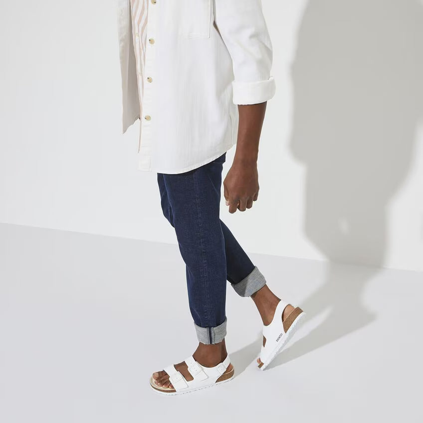 BIRKENSTOCK ARIZONA DUST NOIR MICROFIBRE/SHEARLING