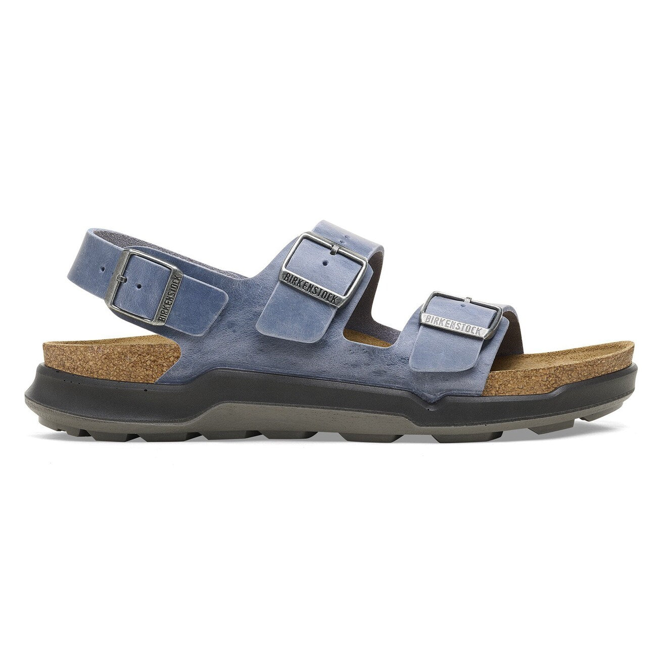 BIRKENSTOCK MILANO CROSSTOWN BACKSTRAP SANDAL ELEMENTAL BLUE