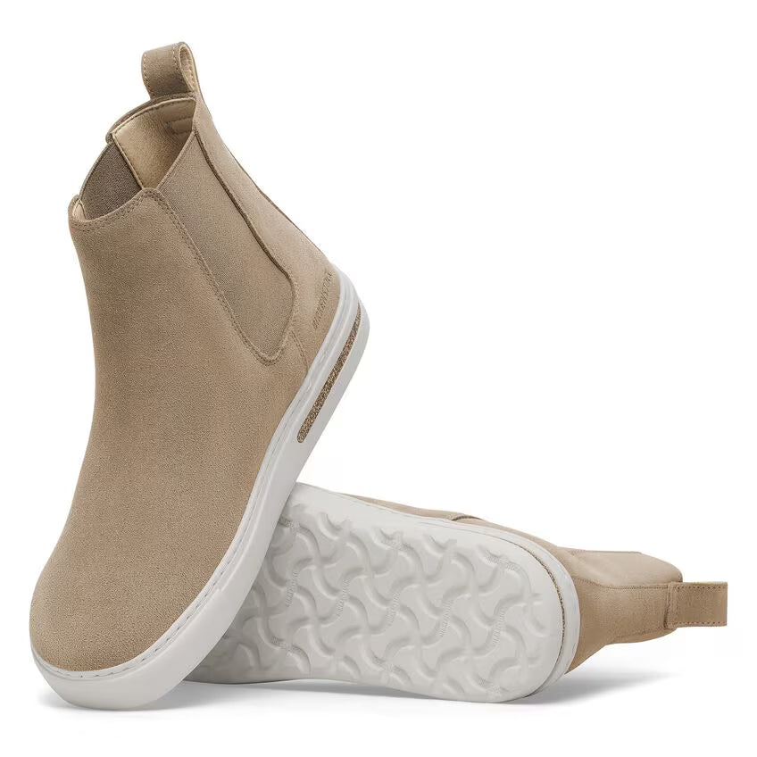 BOTTINES CHELSEA BIRKENSTOCK BEND EN DAIM TAUPE 
