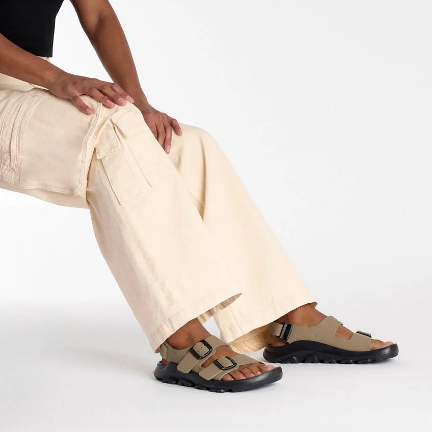 BIRKENSTOCK MOGAMI TERRA DÉLAVÉ KAKI BIRKO FLEUR