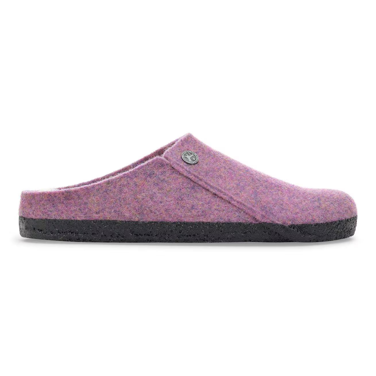 BIRKENSTOCK SLIPPERS ZERMATT MAUVE/ NATURAL WOOL/ SHEARLING