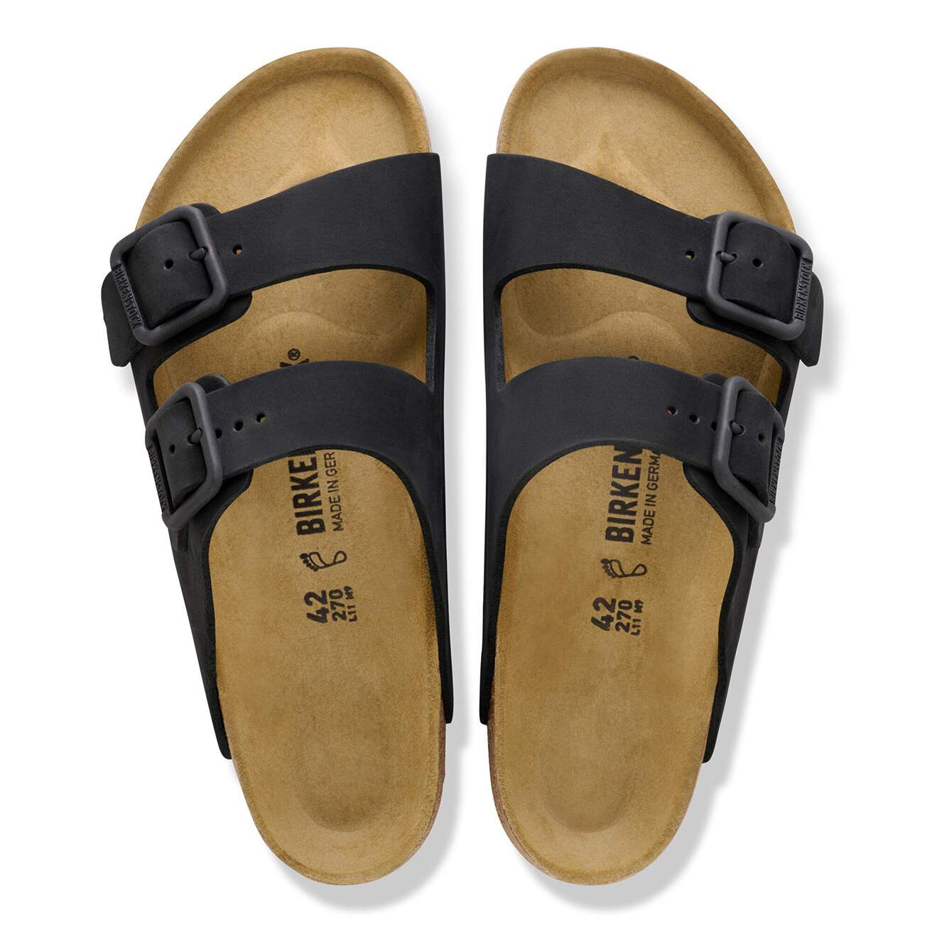 BIRKENSTOCK Arizona Wire Buckle Nubuck Leather