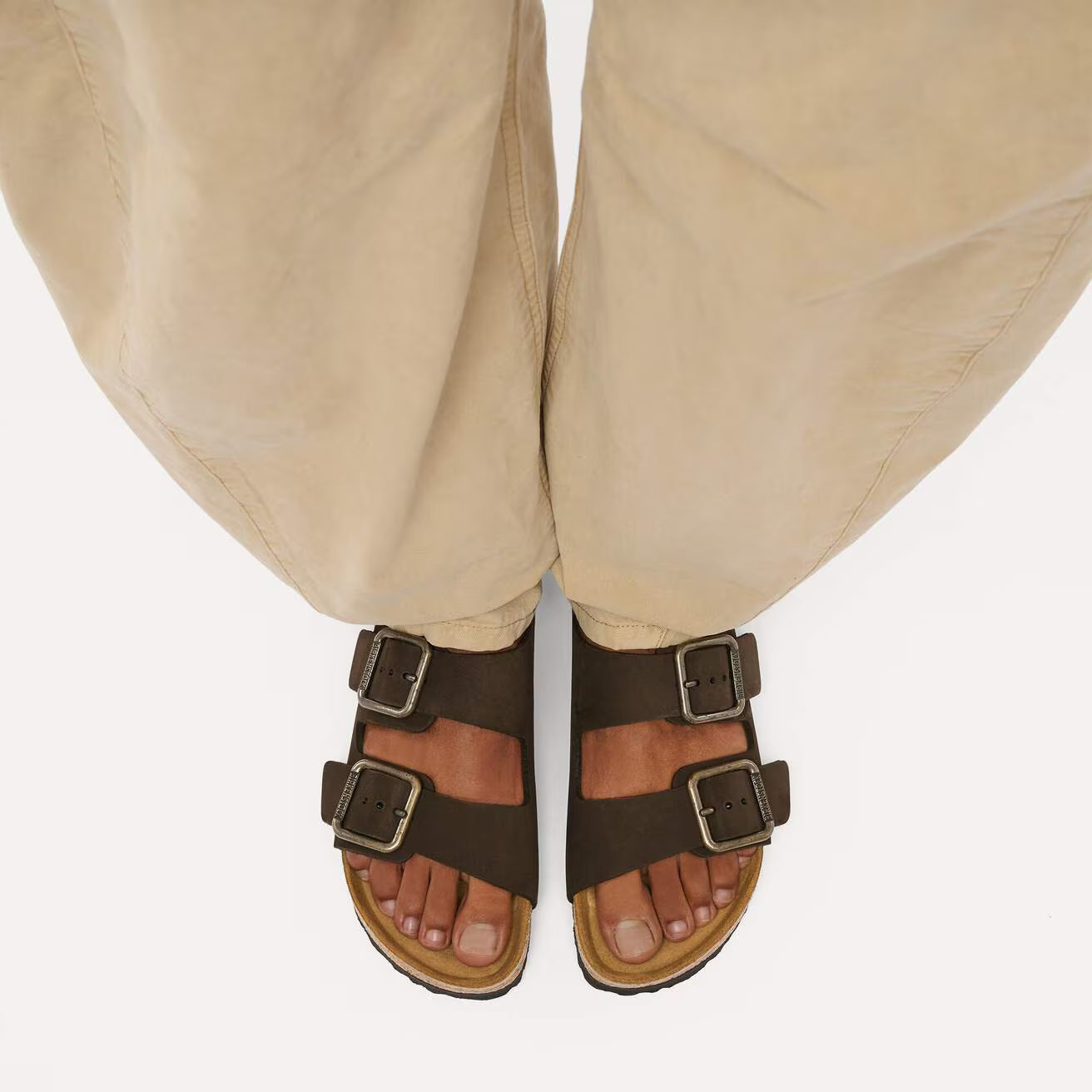 BIRKENSTOCK Arizona Wire Buckle Nubuck Leather