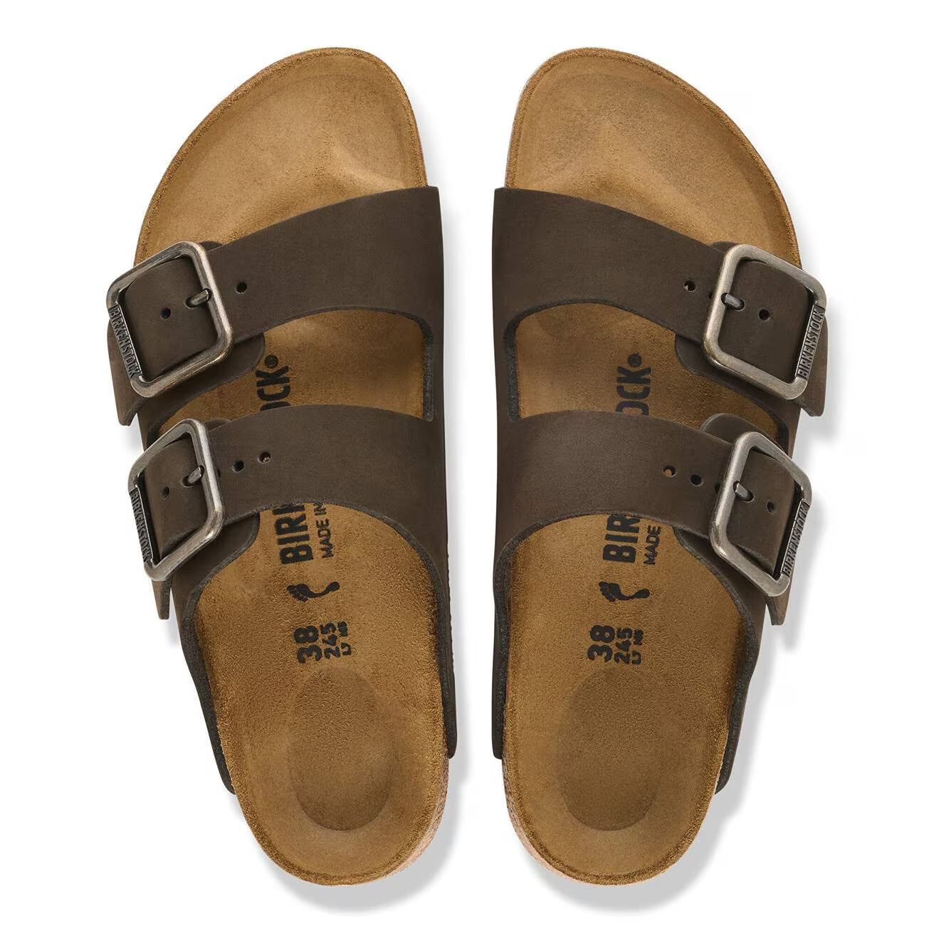 BIRKENSTOCK Arizona Wire Buckle Nubuck Leather