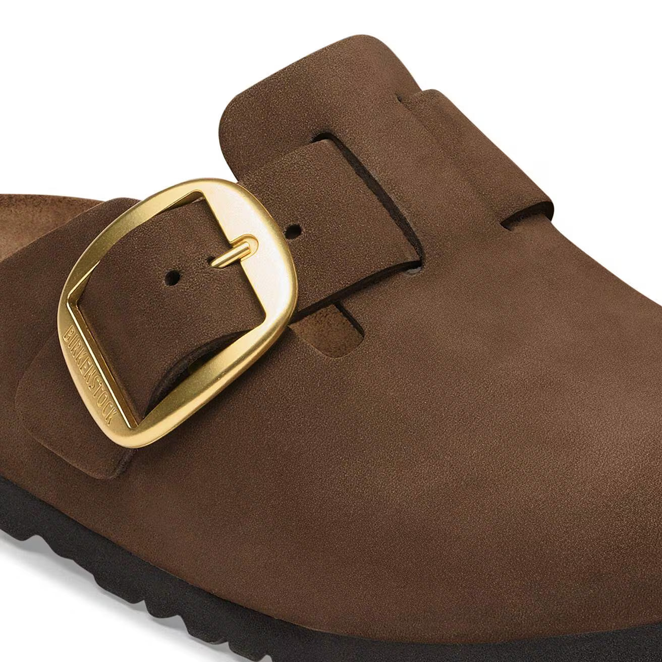 Birkenstock Boston Big Buckle Nubuck Leather