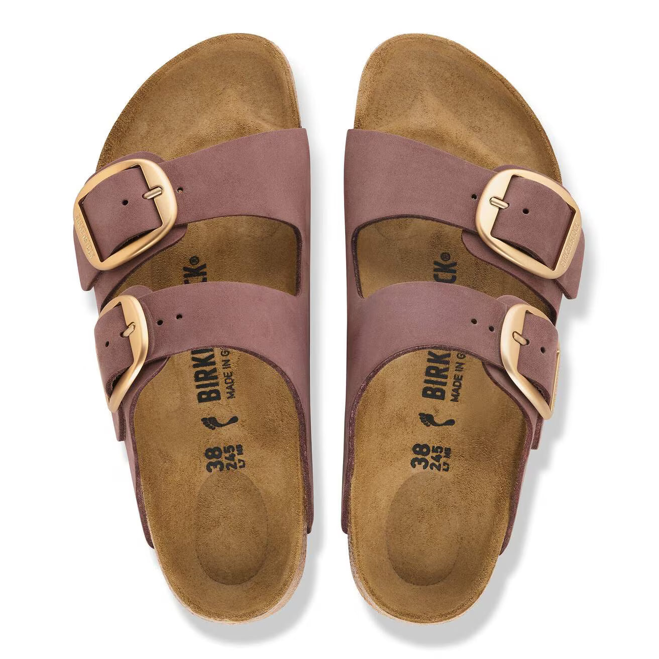 BIRKENSTOCK Arizona Big Buckle Nubuck Leather