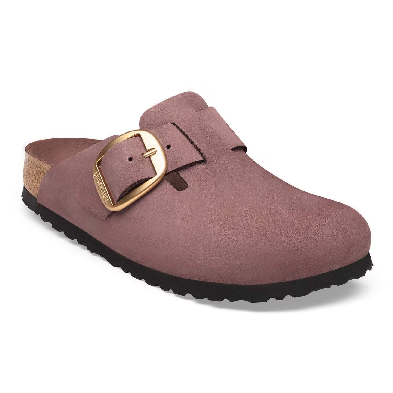 Birkenstock Boston Big Buckle Nubuck Leather