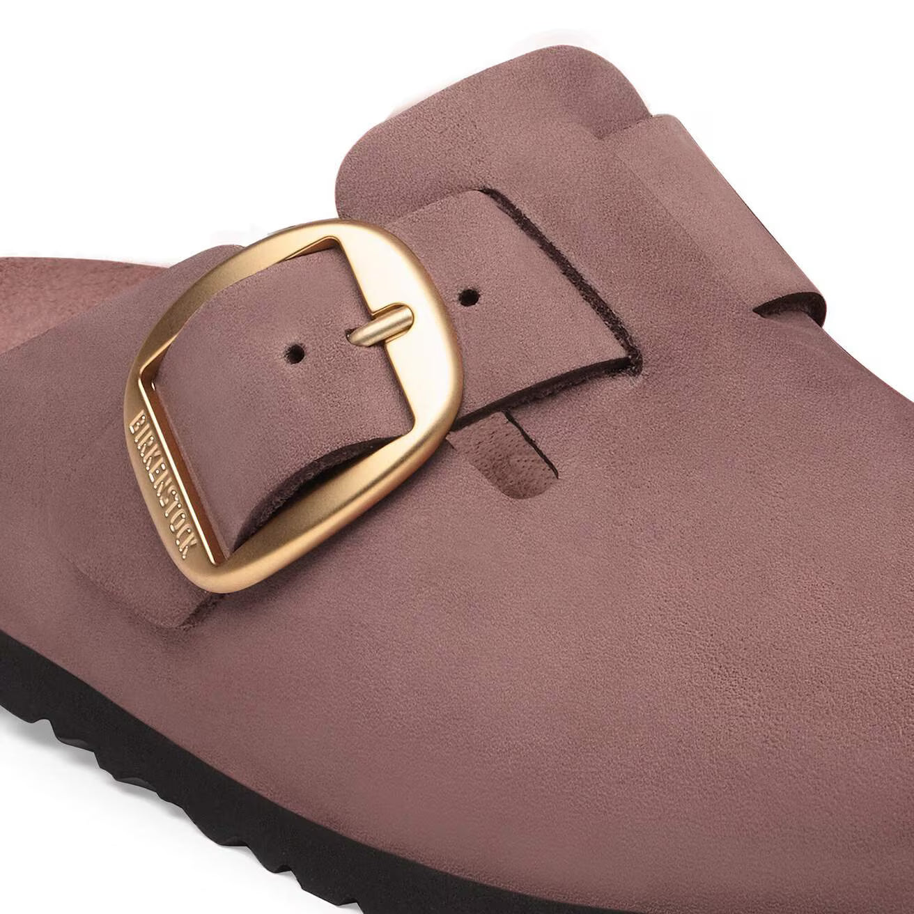 Birkenstock Boston Big Buckle Nubuck Leather