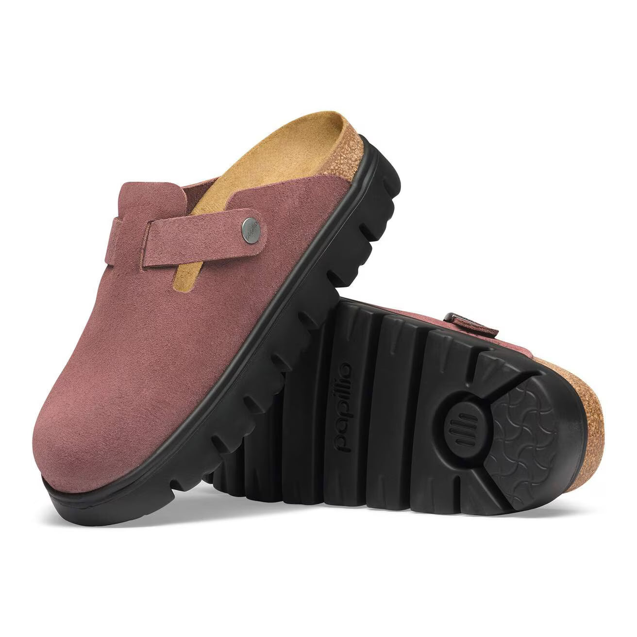 BIRKENSTOCK Boston Chunky Suede Leather