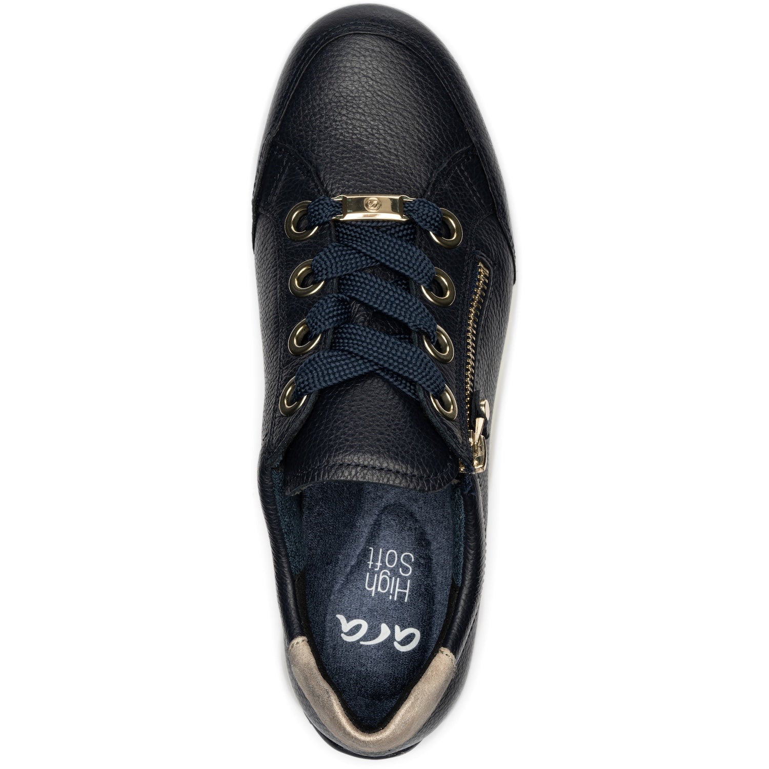 ARA SHOES Ollie Lace Up Side Zip