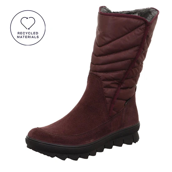Legero Novara Red Burgundy Winter Tall Boots