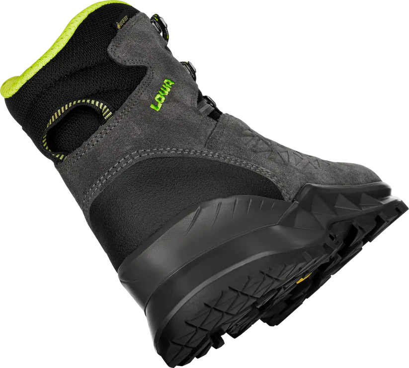 LOWA EXPLORER II GTX MID WIDE HOMME ANTHRACITE/LIME