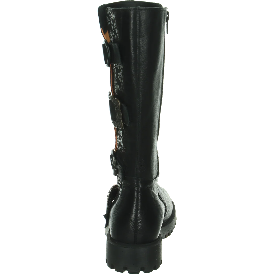 Think! Trento Women’s Buckle Boot – Black Kombi