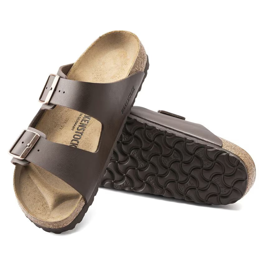 BIRKENSTOCK ARIZONA BIRKO FLOR MARRON FONCÉ