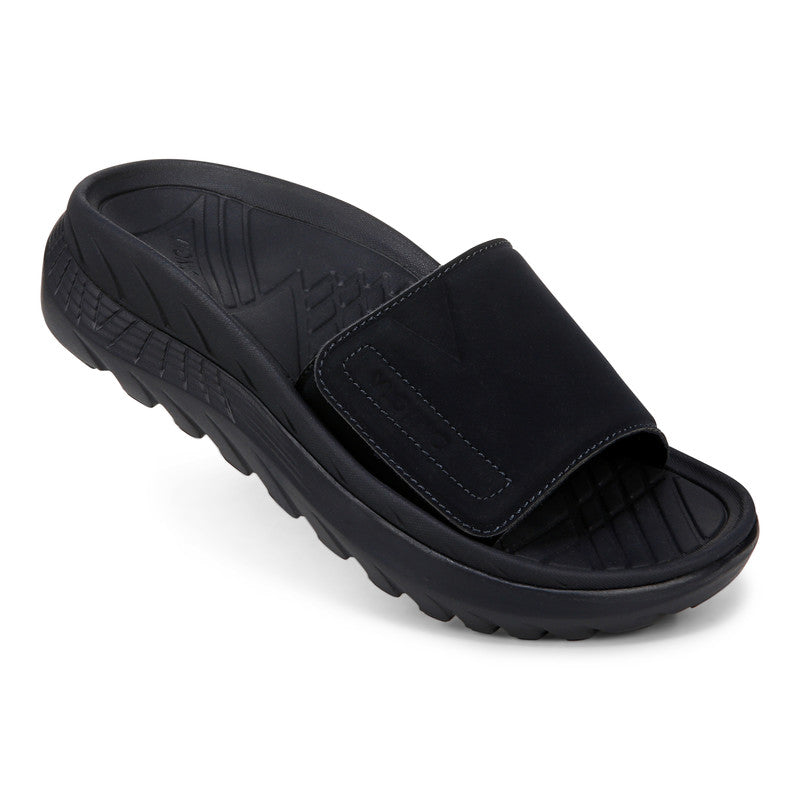 VIONIC BLISSFUL REJUVENATE PLATFORM SANDAL NAVY BLAZER