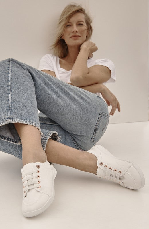 Baskets décontractées VIONIC PISMO en toile crème