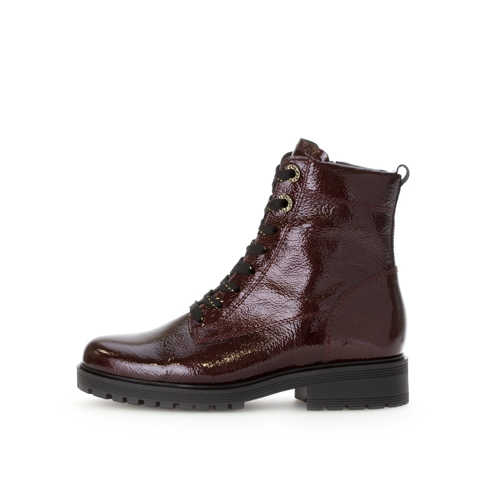 GABOR CHUKKA BOOT BURGUNDY PATENT 72 765 88