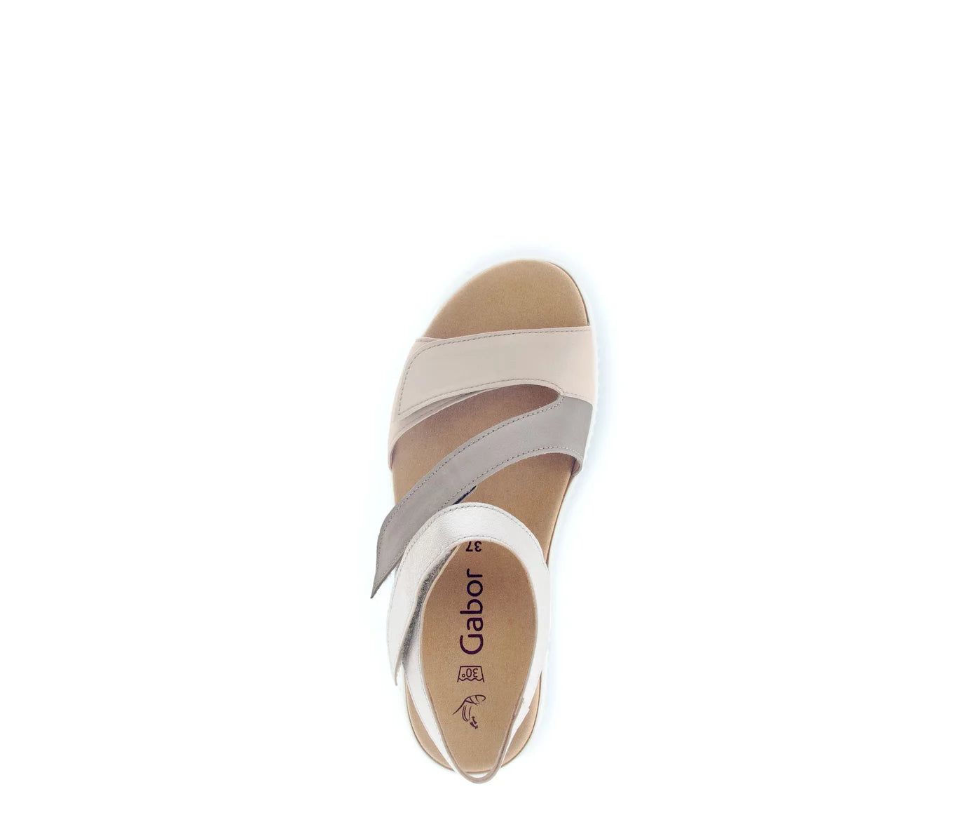 GABOR SANDAL 3 STRAP DESERT METALLIC