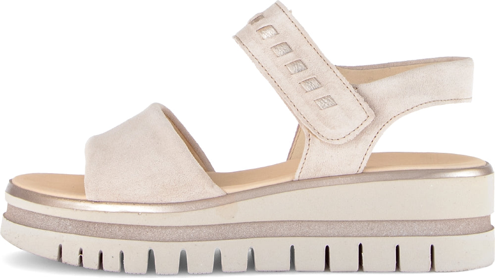 GABOR SANDAL LH 2-STRAP BS CREAM