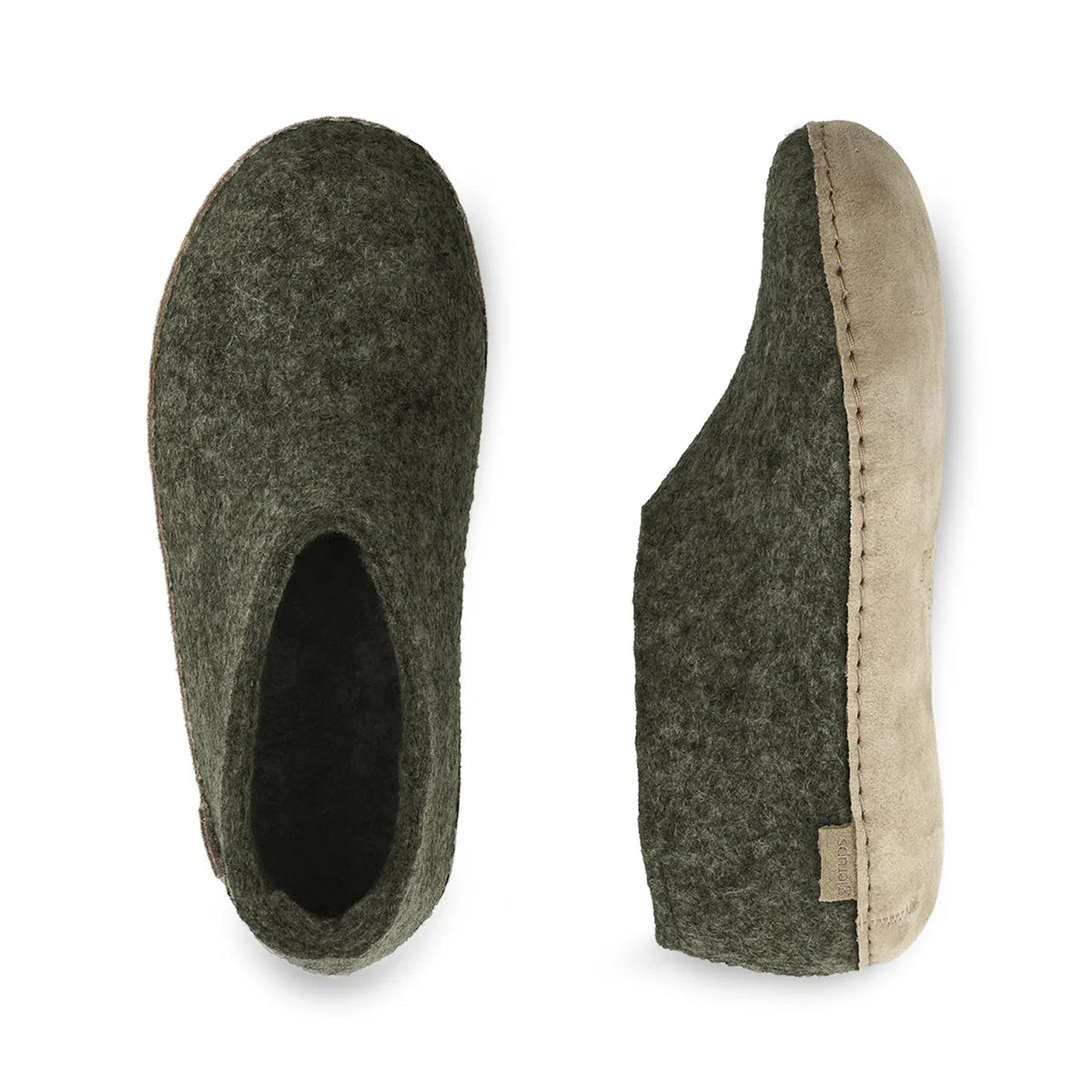 GLERUPS Slippers Shoe Leather Bottom