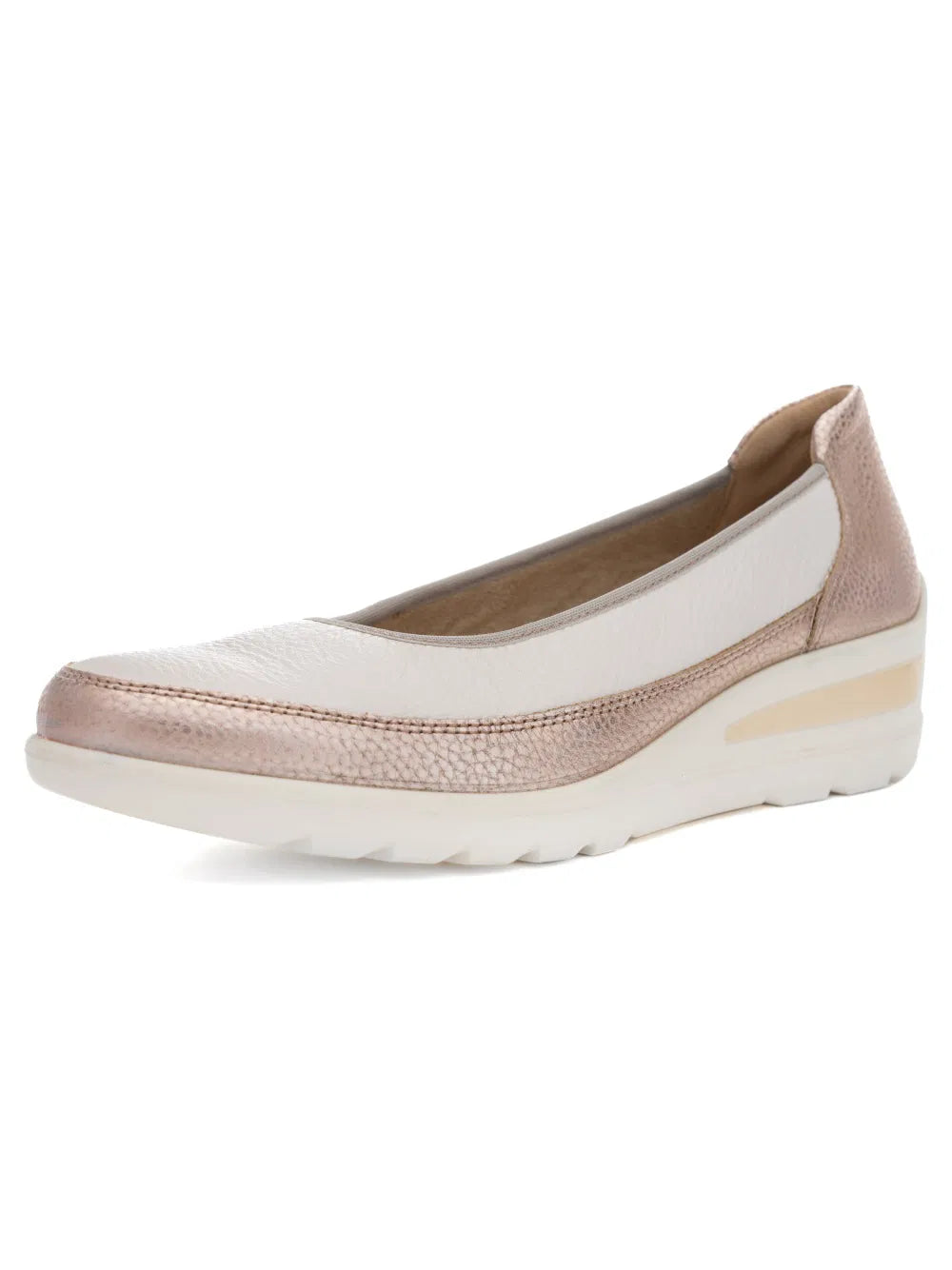 ARA SHOES Zinnia Flat Wedge Heel Beige 053131 Foot Sensation Online Store Confort Shoe Footwear Vancouver Toronto Montrel Edmonton  USA US New York Boston  Chicago 