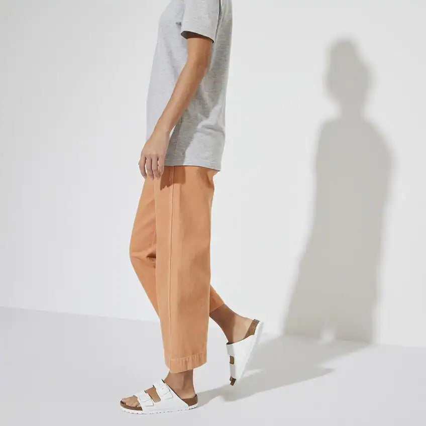BIRKENSTOCK ARIZONA SFB CUIR BLANC