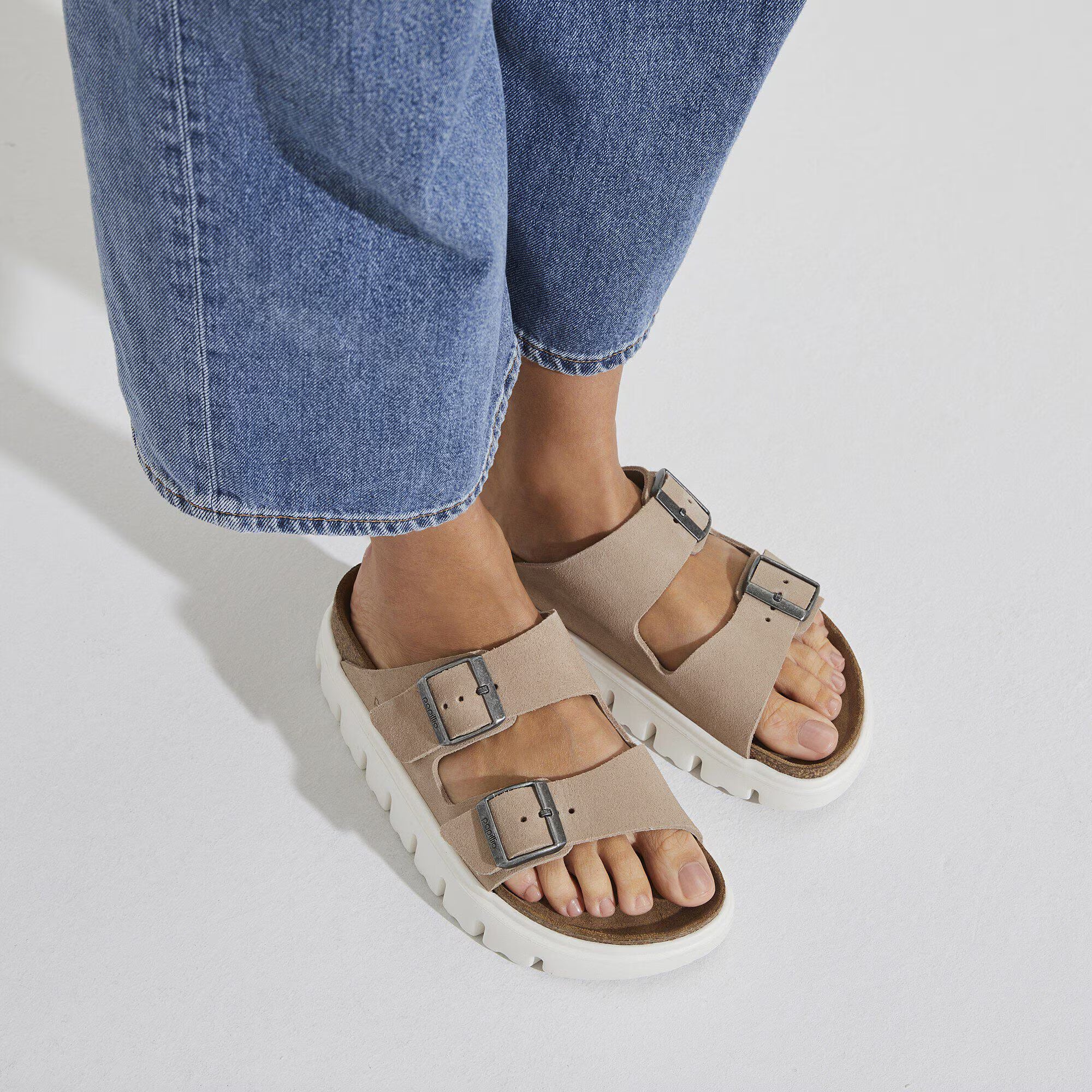 BIRKENSTOCK Arizona Chunky Suede Leather