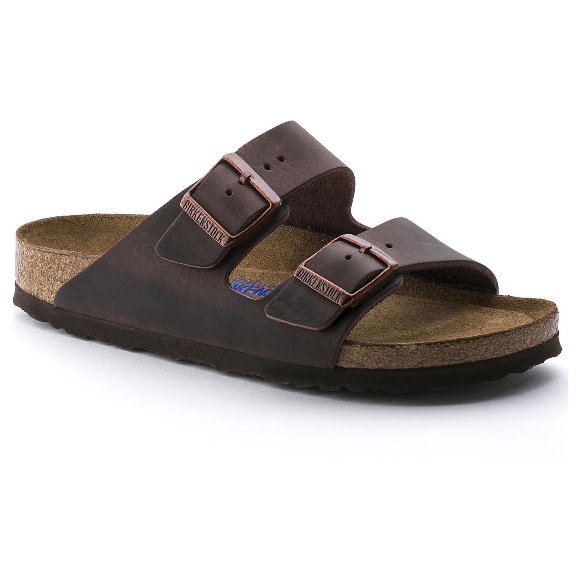 BIRKENSTOCK ARIZONA SEMELLE INTÉRIEURE SOUPLE CUIR HABILLÉ HABANA