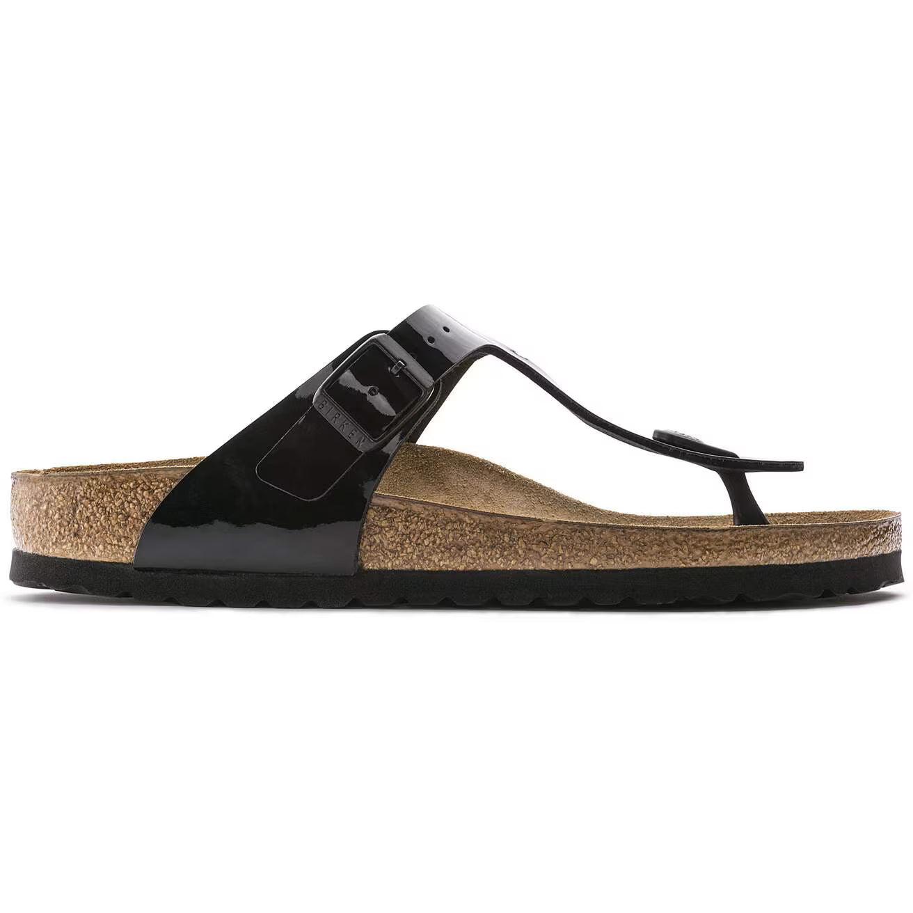 BIRKENSTOCK GIZEH BIRKO FLOR NOIR VERNI