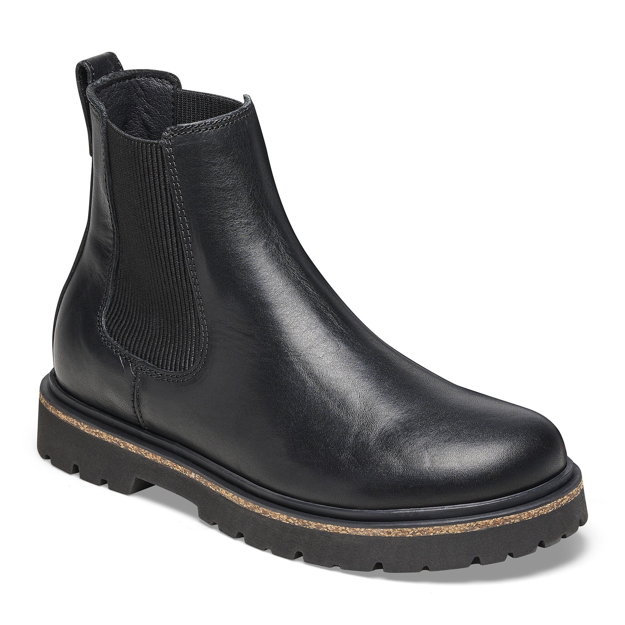 BIRKENSTOCK HIGHWOOD SLIP-ON EN CUIR NOIR