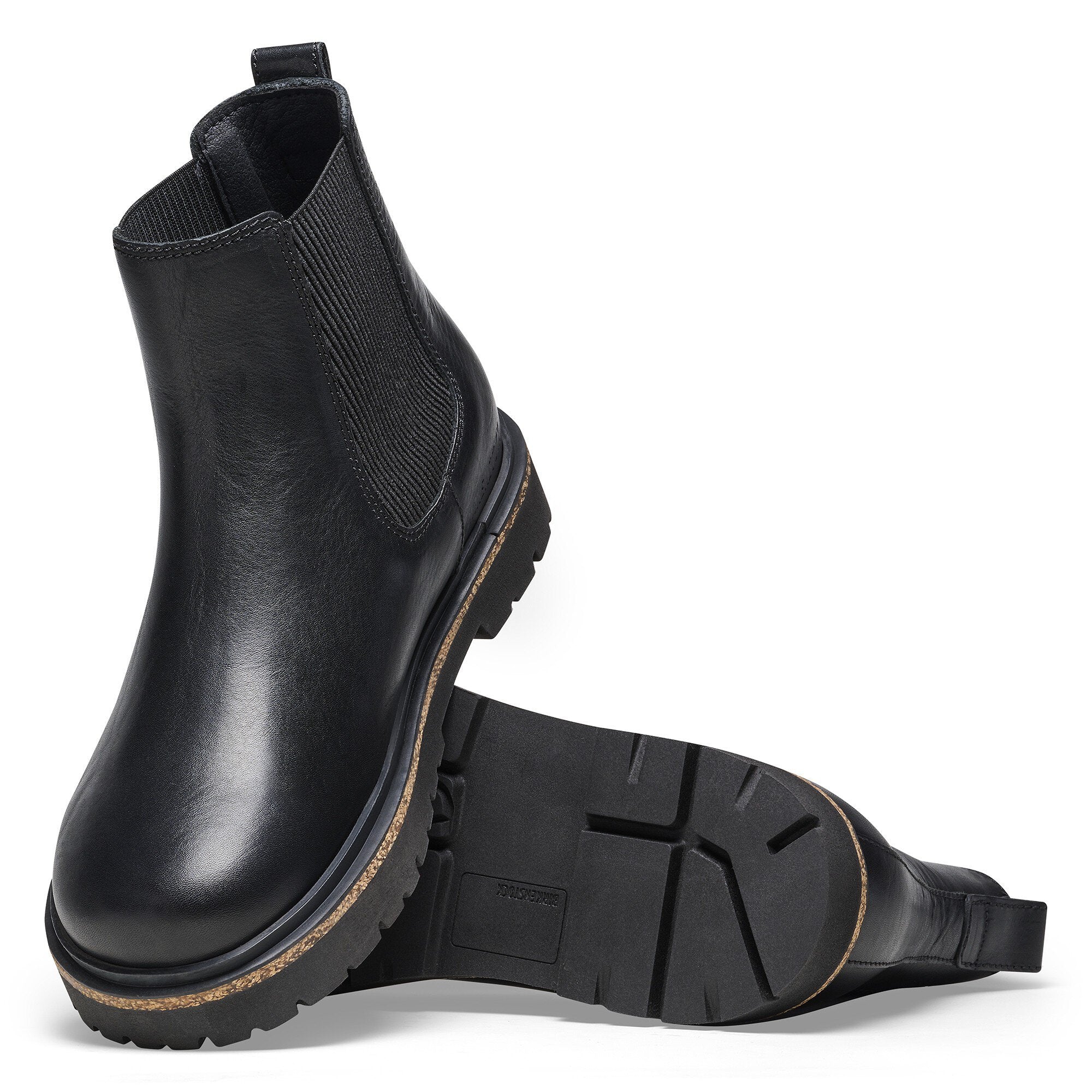 BIRKENSTOCK HIGHWOOD SLIP-ON EN CUIR NOIR