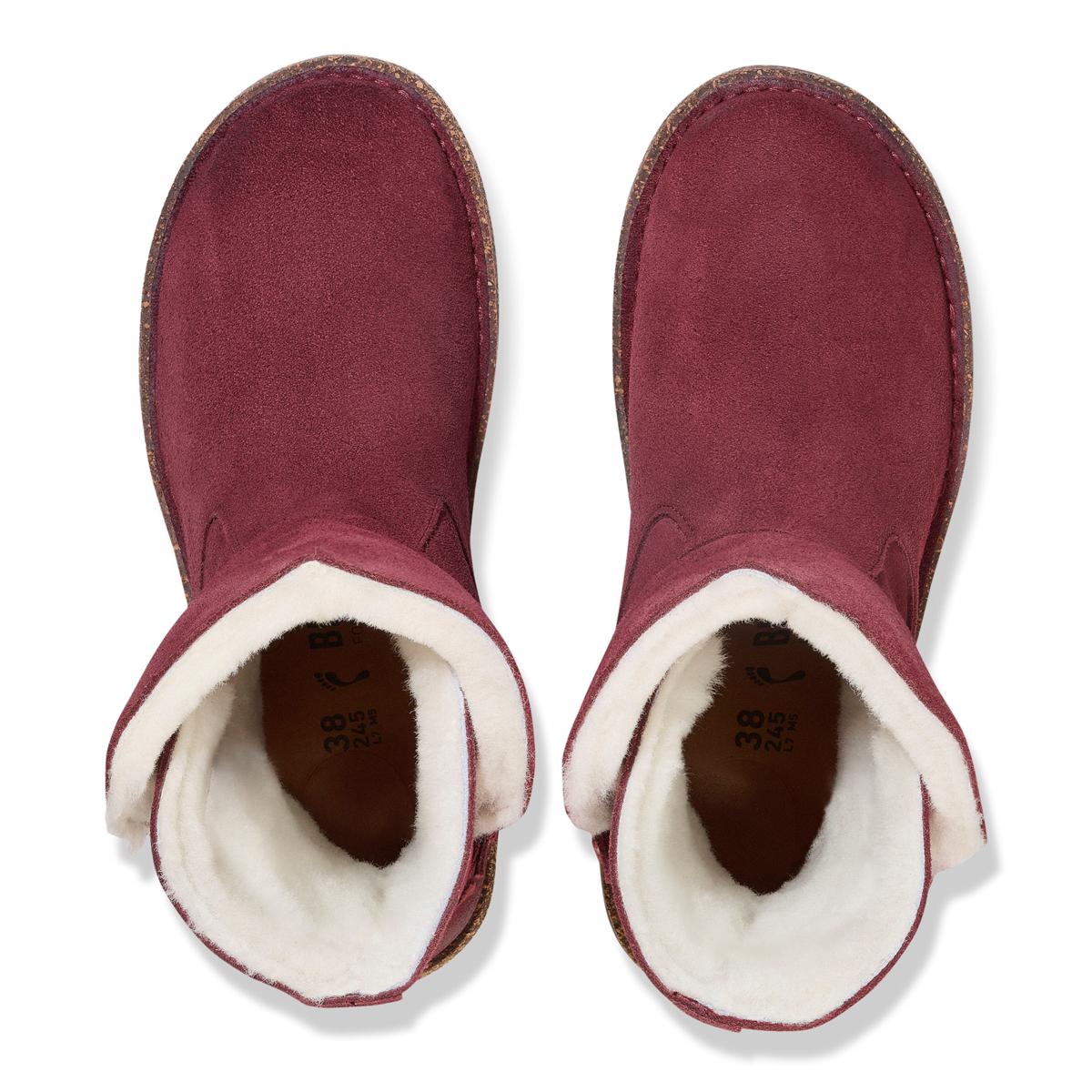 BIRKENSTOCK UPPSALA BOOT SHEARLING ZINFANDEL