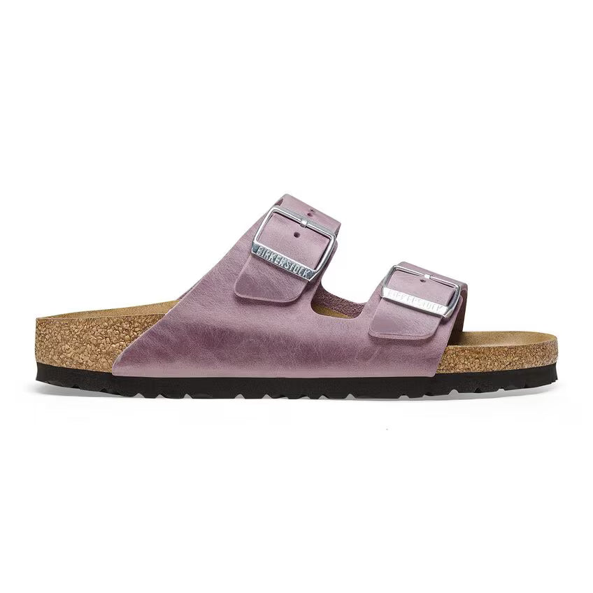 BIRKENSTOCK ARIZONA LAVENDER OILED LEATHER