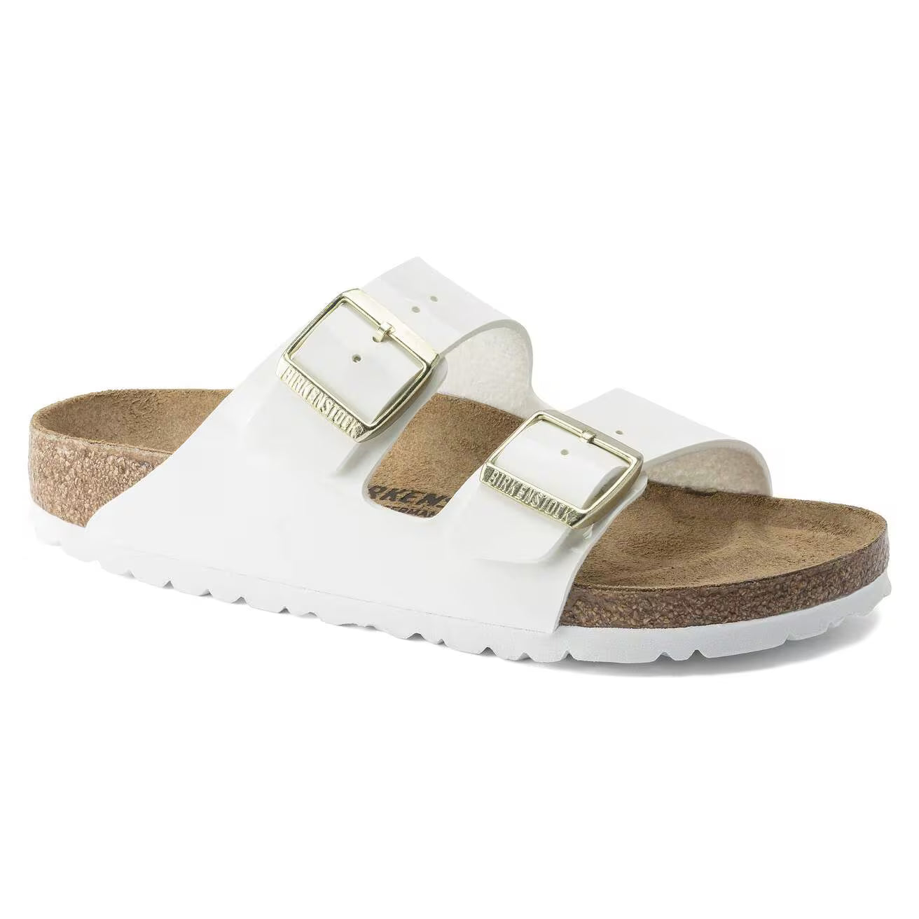 BIRKENSTOCK Arizona Birko-Flor White Patent