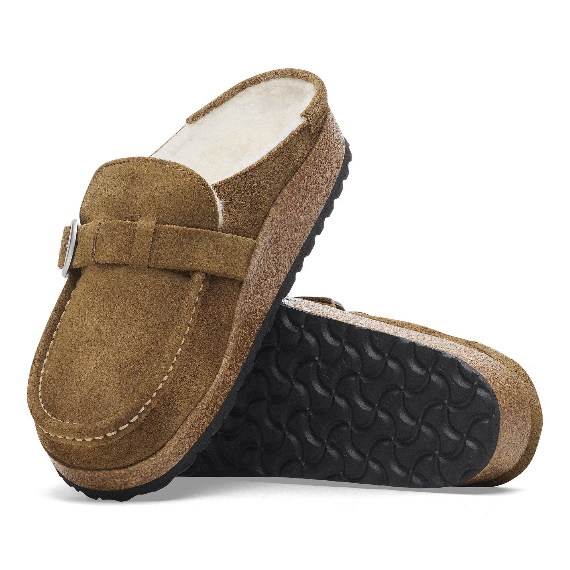 BIRKENSTOCK BUCKLEY SHEARLING DARK TEA WOMEN MEN FOOT SENSATION ONLINE STORE CANADA TORONTO VANCOUVER FREE DELIVERY FAST SHIPPING BEST RANGE COLLECTION