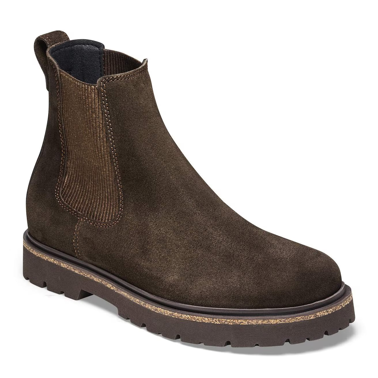 BIRKENSTOCK HIGHWOOD SLIP-ON EN DAIM MOKA