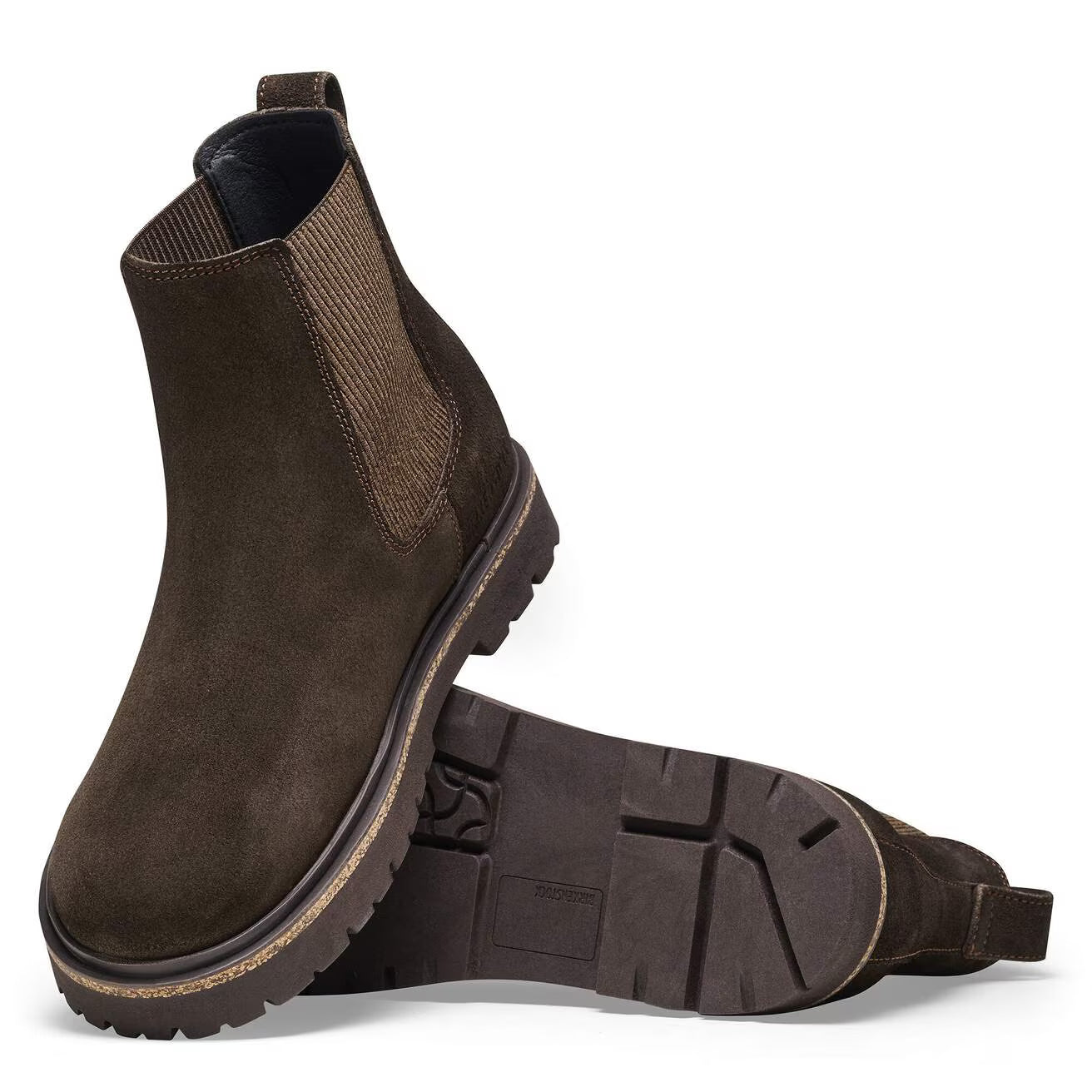 BIRKENSTOCK HIGHWOOD SLIP-ON EN DAIM MOKA
