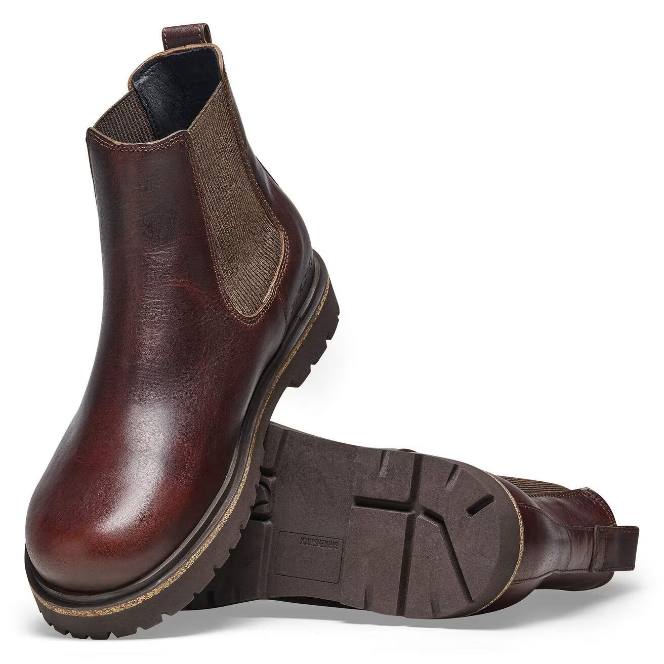 BIRKENSTOCK HIGHWOOD M SLIP-ON CUIR CHOCOLAT 