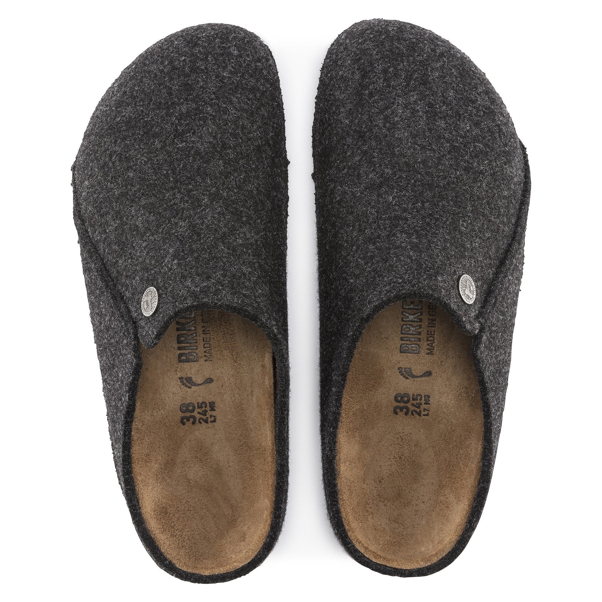 CHAUSSONS BIRKENSTOCK ZERMATT LAINE ANTHRACITE