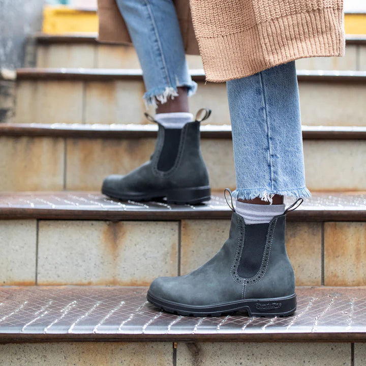 BLUNDSTONE 1630 WOMEN'S ORIGINALS HIGH TOP RUSTIC BLACK