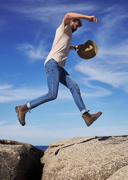 BLUNDSTONE 585  CLASSIC  RUSTIC BROWN