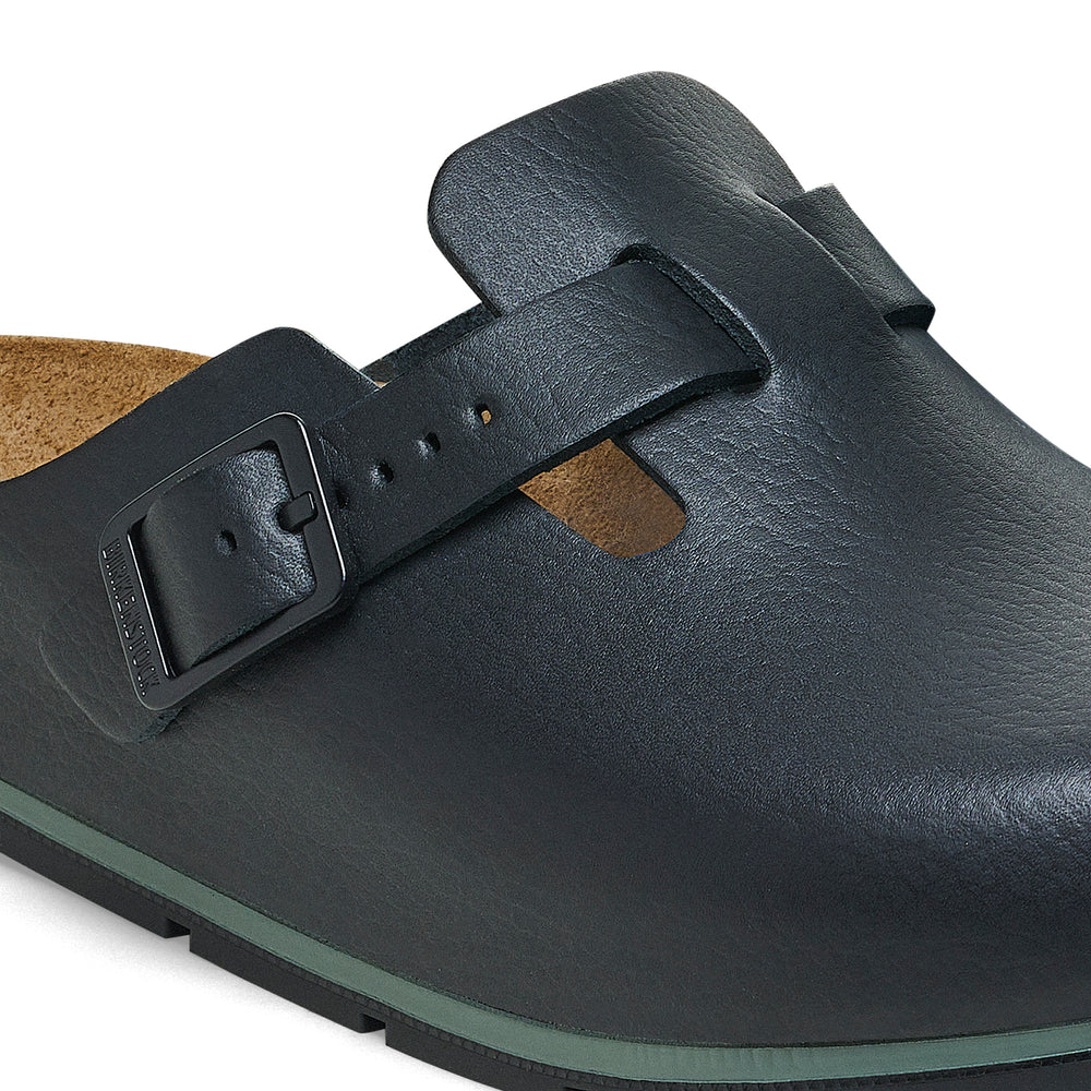 BIRKENSTOCK P BOSTON PRO BLACK LEATHER