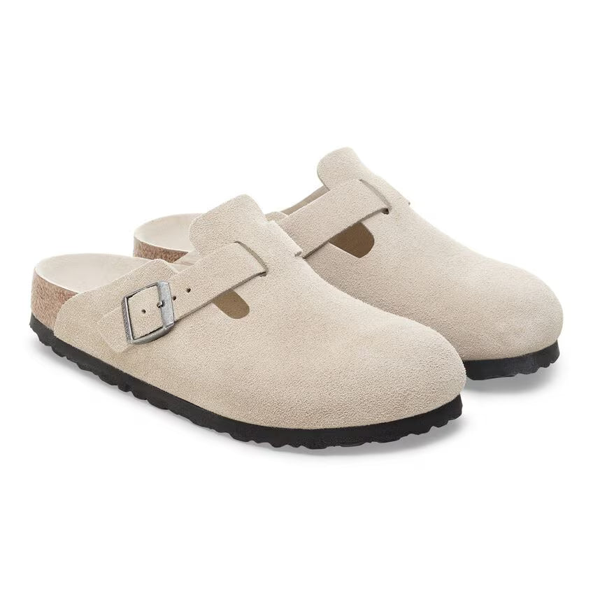 Birkenstock Boston Soft Footbed Suede Leather