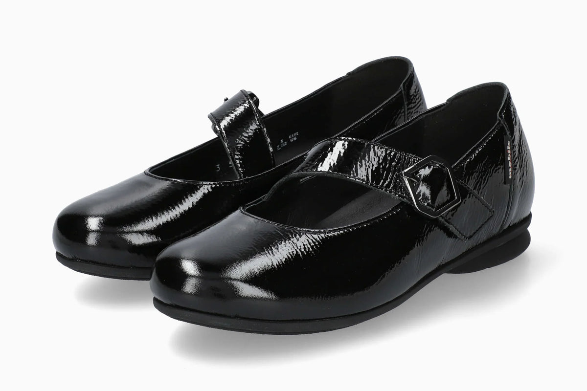 Mephisto Sabria Women's Ballerina Black Patent