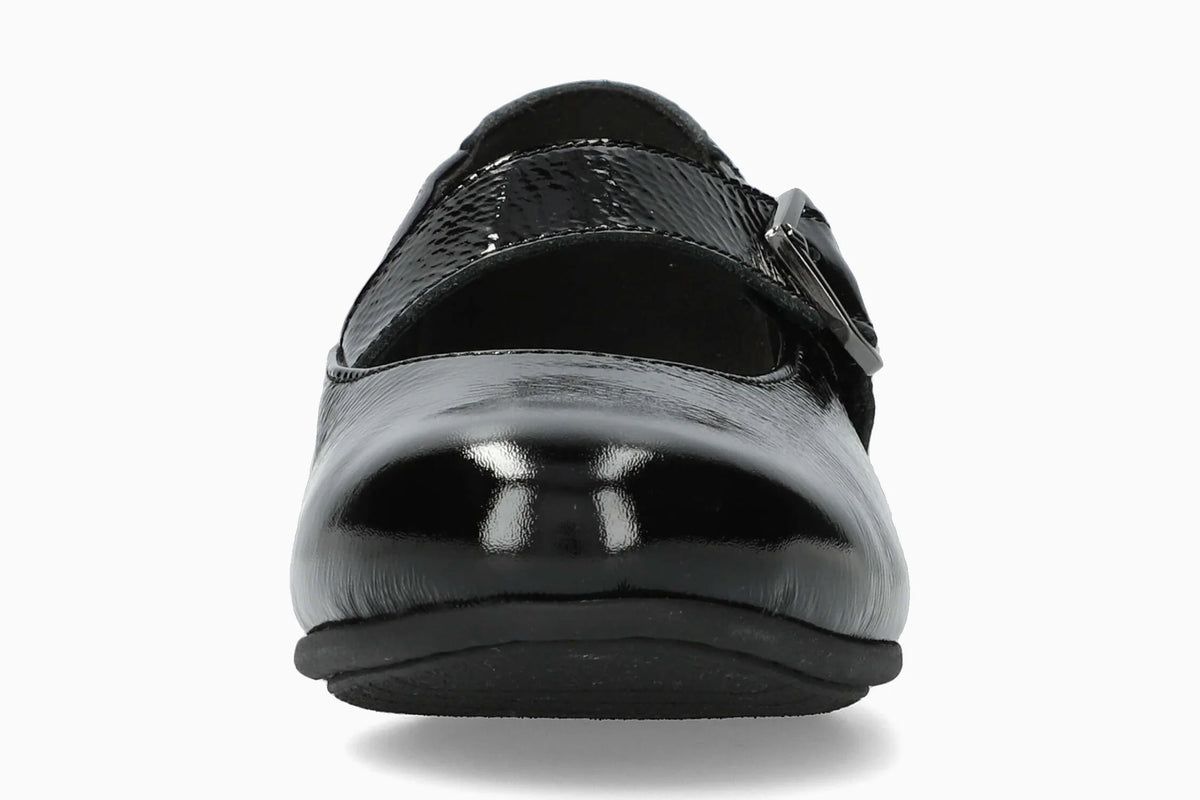 Mephisto Sabria Women's Ballerina Black Patent