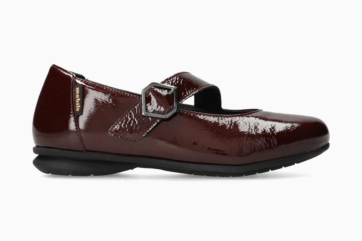 Mephisto Sabria Women's Ballerina Oxblood Patent