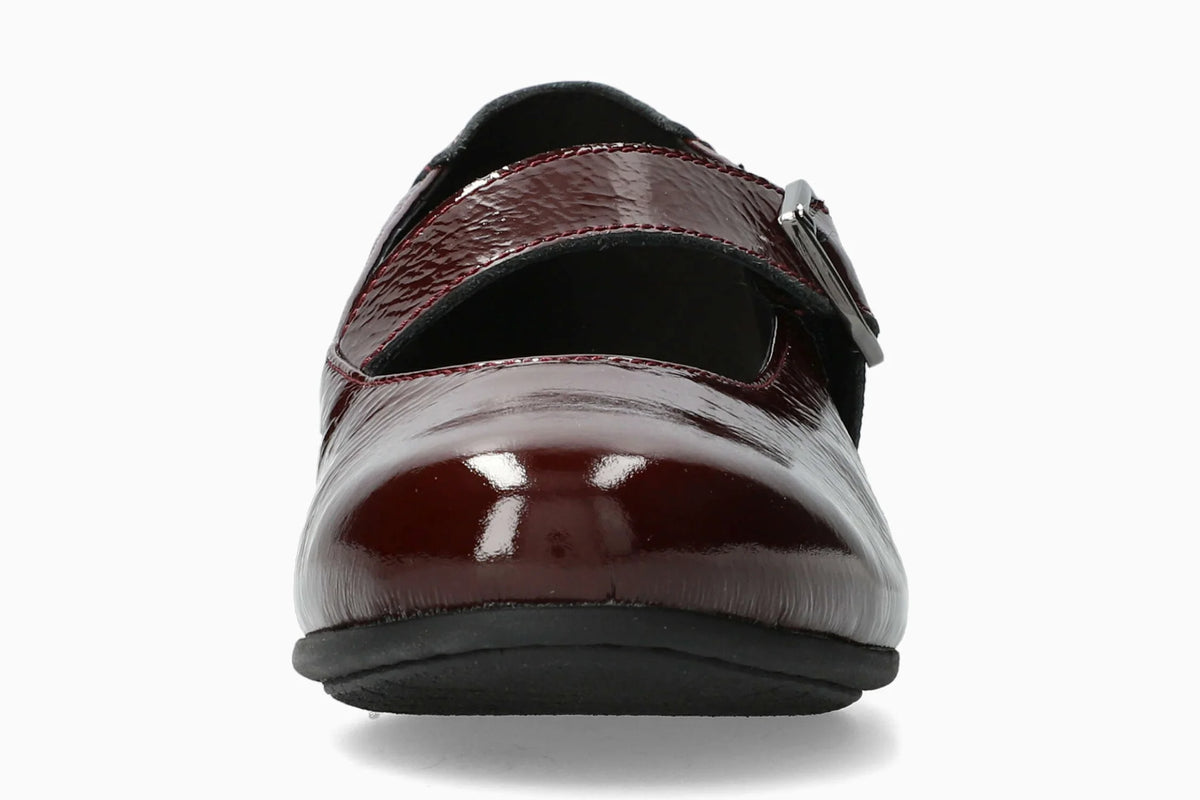 Mephisto Sabria Women's Ballerina Oxblood Patent