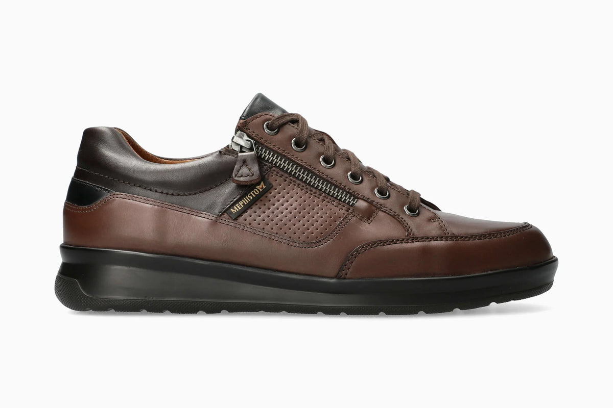 Mephisto Lucca Men's Sneakers Brown Leather