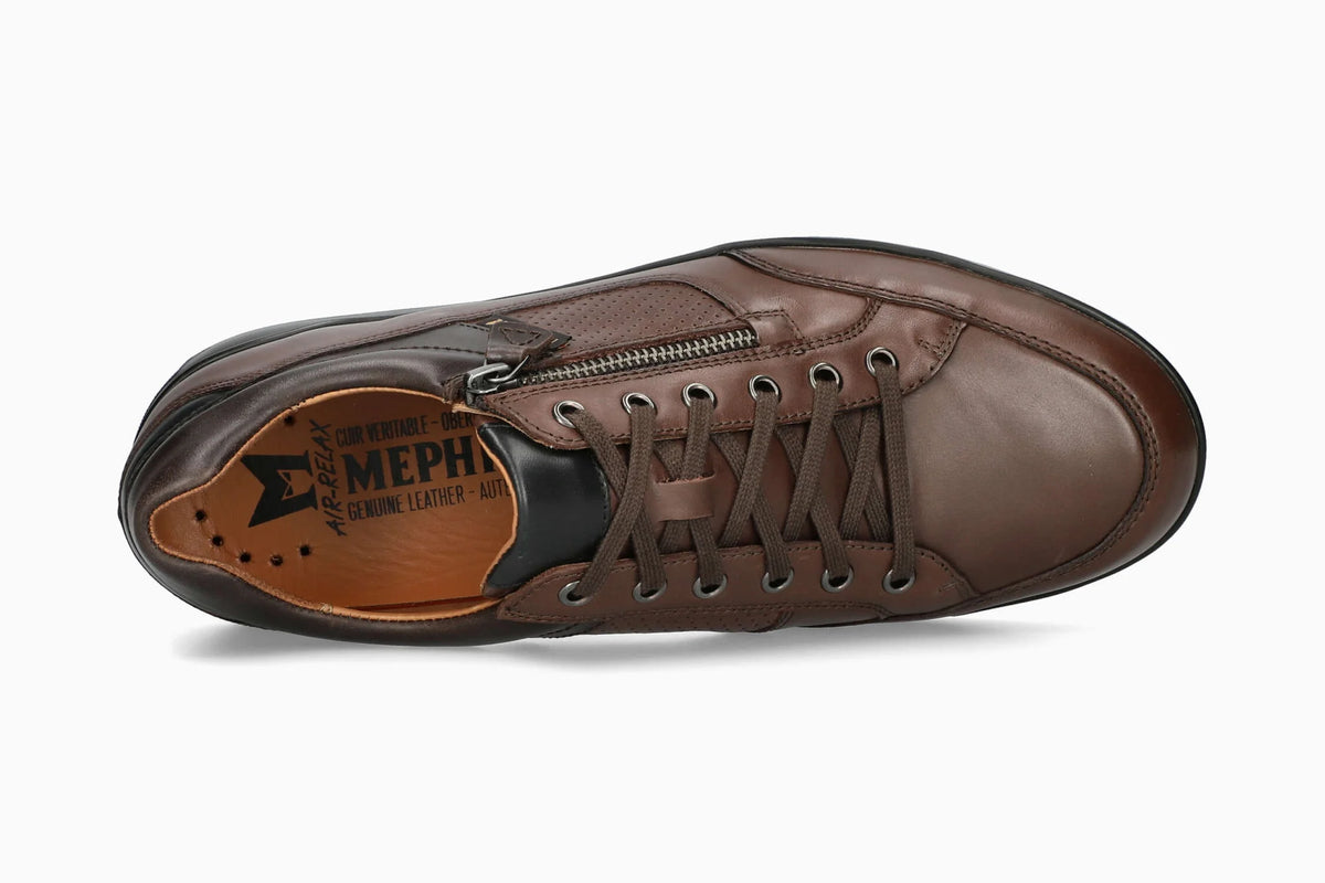 Mephisto Lucca Men's Sneakers Brown Leather